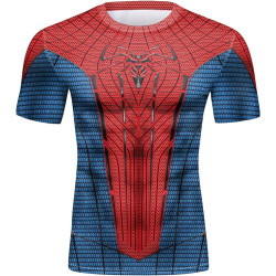 Camiseta Homem Aranha Adulto Atlética