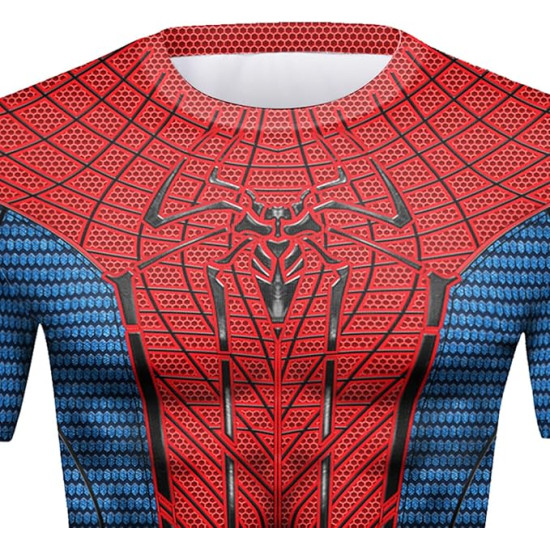 Camiseta Homem Aranha Adulto Atlética