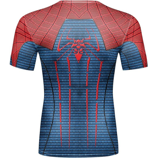 Camiseta Homem Aranha Adulto Atlética