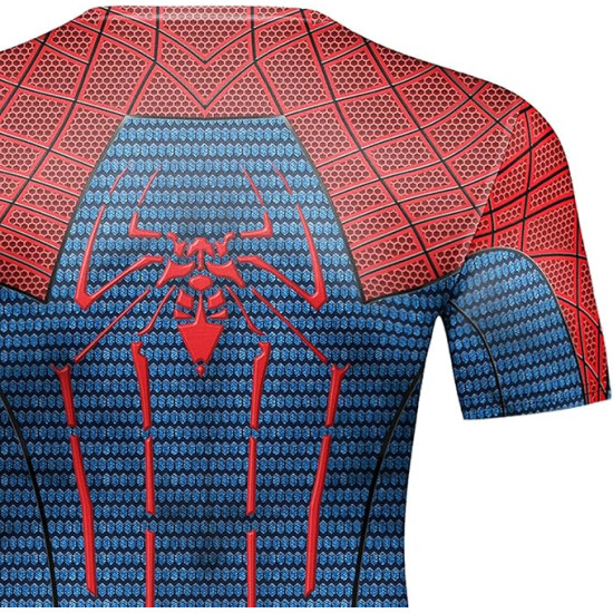 Camiseta Homem Aranha Adulto Atlética