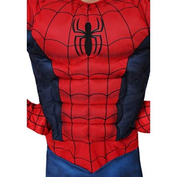 Fantasia Homem Aranha Infantil com Músculos Luxo Fantasia Homem Aranha Infantil com Músculos Luxo