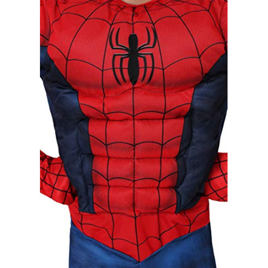 Fantasia Homem Aranha Infantil com Músculos Luxo Fantasia Homem Aranha Infantil com Músculos Luxo