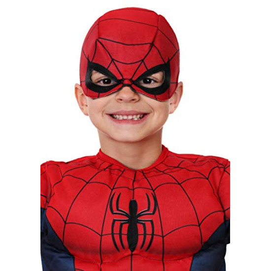 Fantasia Homem Aranha Infantil com Músculos Luxo Fantasia Homem Aranha Infantil com Músculos Luxo