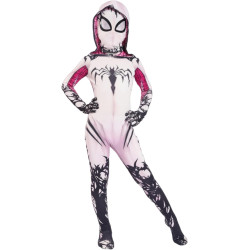 Fantasia Homem Aranha Menina Rosa Infantil