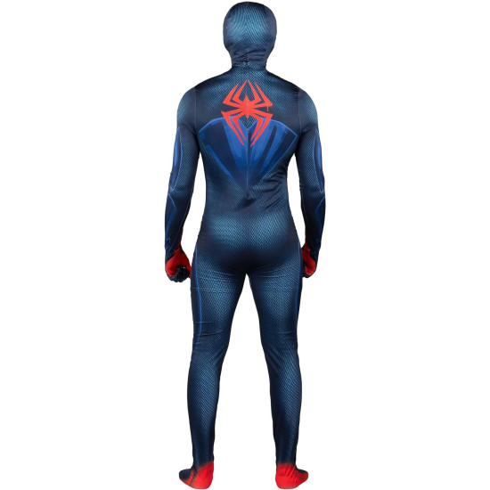 Fantasia Homem Aranha Verse 2 Miles Morales Adulto Fantasia Homem Aranha Verse 2 Miles Morales Adulto