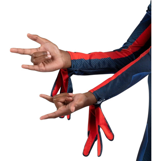Fantasia Homem Aranha Verse 2 Miles Morales Infantil Fantasia Homem Aranha Verse 2 Miles Morales Infantil