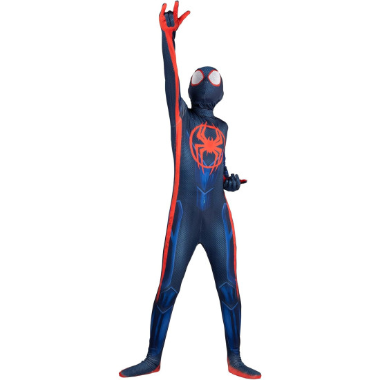 Fantasia Homem Aranha Verse 2 Miles Morales Infantil Fantasia Homem Aranha Verse 2 Miles Morales Infantil