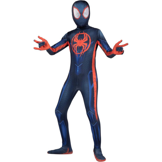 Fantasia Homem Aranha Verse 2 Miles Morales Infantil Fantasia Homem Aranha Verse 2 Miles Morales Infantil