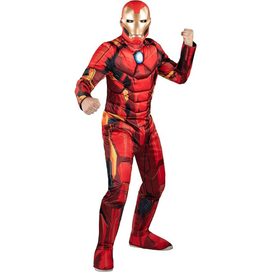 Fantasia Homem de Ferro Adulto Luxo Marvel Fantasia Homem de Ferro Adulto Luxo Marvel