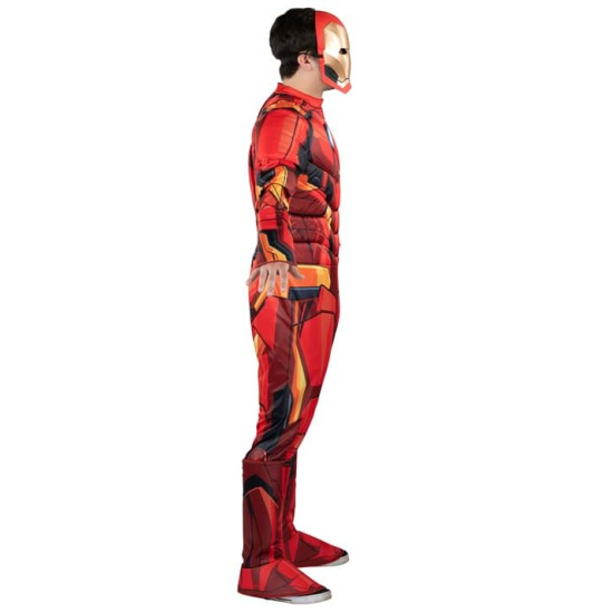Fantasia Homem de Ferro Adulto Super Luxo Fantasia Homem de Ferro Adulto Super Luxo