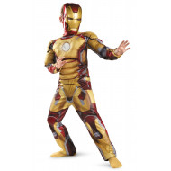 Fantasia Homem de Ferro Infantil com Músculos Mark 42