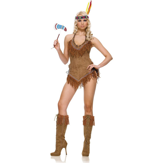 Fantasia Adulto Feminino de India Pocahontas