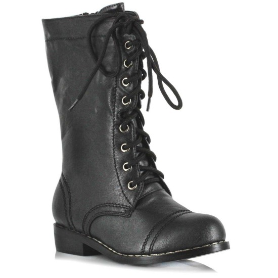 Bota Infantil Combate Preta