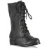 Bota Infantil Combate Preta
