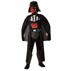 Fantasia Darth Vader Star Wars com Luz Infantil Fantasia Darth Vader Star Wars com Luz Infantil