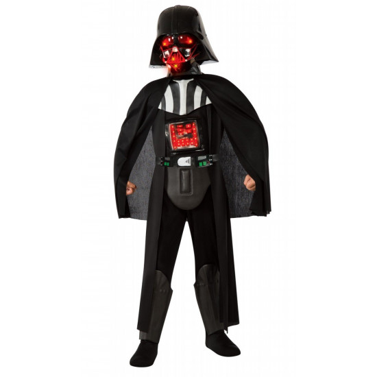 Fantasia Darth Vader Star Wars com Luz Infantil Fantasia Darth Vader Star Wars com Luz Infantil