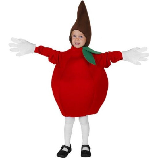 Fantasia Fruta Maça Infantil