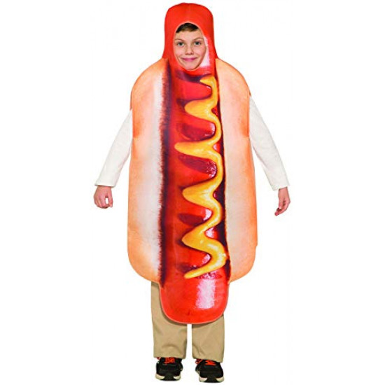 Fantasia Hot Dog Cachorro Quente Luxo Infantil Fantasia Hot Dog Cachorro Quente Luxo Infantil