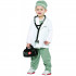 Fantasia Infantil Bebê Médico Luxo
