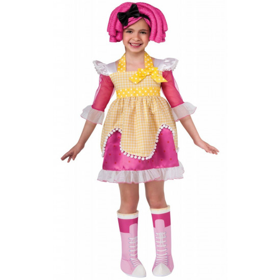 Fantasia Infantil boneca Lalaloopsy Luxo Crumbs Sugar