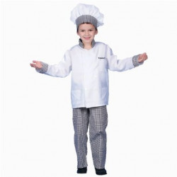 Fantasia Infantil Cozinheiro Chef de Cozinha Clássico