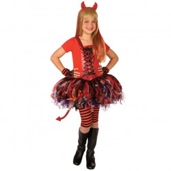 Fantasia Infantil Diabinha Capetinha Luxo