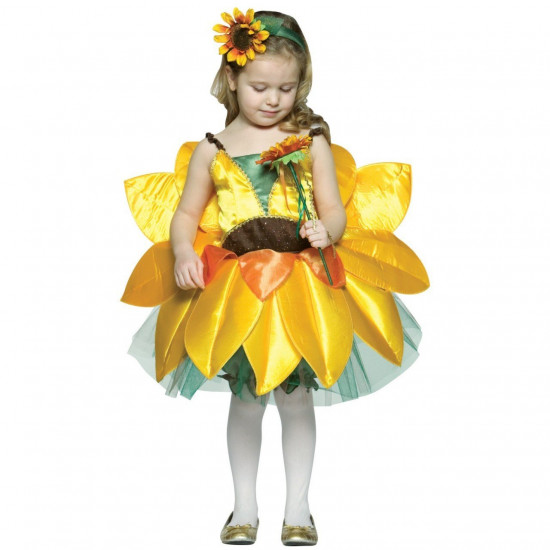 Fantasia Infantil Flor Girassol