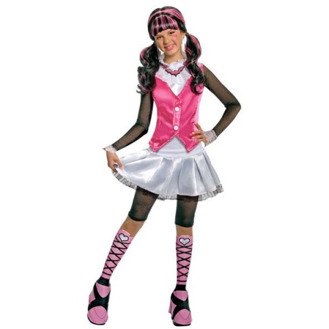 Fantasia Infantil Monster High Draculaura Luxo Fantasia Infantil Monster High Draculaura Luxo