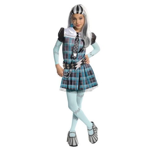 Fantasia Infantil Monster High Frankie Stein Luxo Fantasia Infantil Monster High Frankie Stein Luxo