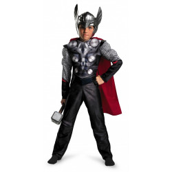 Fantasia Infantil Thor com Músculos Luxo
