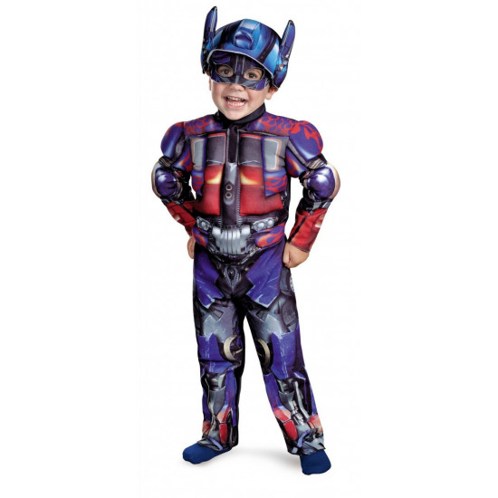 Fantasia Infantil Transformers 3D Optimus Prime 