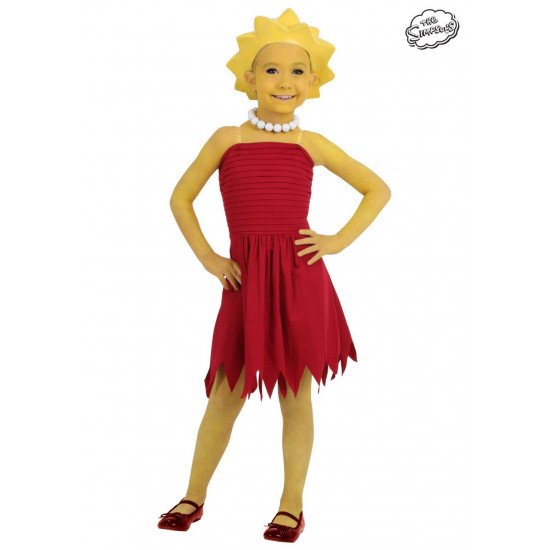 Fantasia Lisa Os Simpsons Luxo Infantil