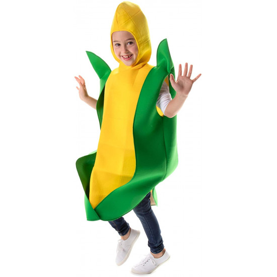 Fantasia Milho Verde Infantil Clássica Fantasia Milho Verde Infantil Clássica
