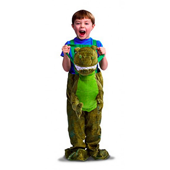 Fantasia Montar em Dinossauro T-Rex Infantil Luxo