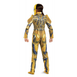 Fantasia Power Rangers Amarelo Filme Músculos Infantil
