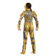 Fantasia Power Rangers Amarelo Filme Músculos Infantil Fantasia Power Rangers Amarelo Filme Músculos Infantil