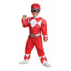 Fantasia Power Rangers Vermelho Bebê Infantil