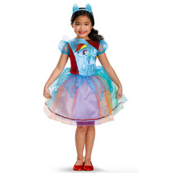 Fantasia Rainbow Dash Infantil Luxo My Little Pony