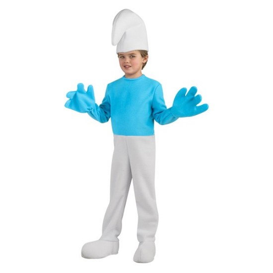 Fantasia Smurfs Infantil Luxo