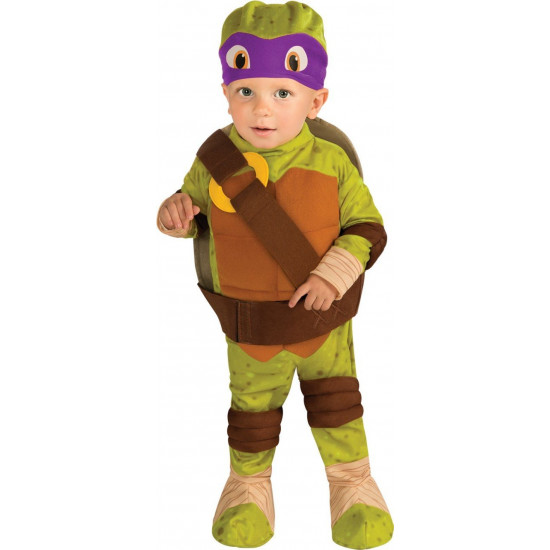Fantasia Tartarugas Ninja Infantil Bebê Luxo Donatelo Fantasia Tartarugas Ninja Infantil Bebê Luxo Donatelo