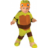 Fantasia Tartarugas Ninja Infantil Bebê Luxo Michelangelo