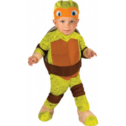 Fantasia Tartarugas Ninja Infantil Bebê Luxo Michelangelo