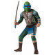 Fantasia Tartarugas Ninja Luxo Leonardo com Músculos Infantil Fantasia Tartarugas Ninja Luxo Leonardo com Músculos Infantil