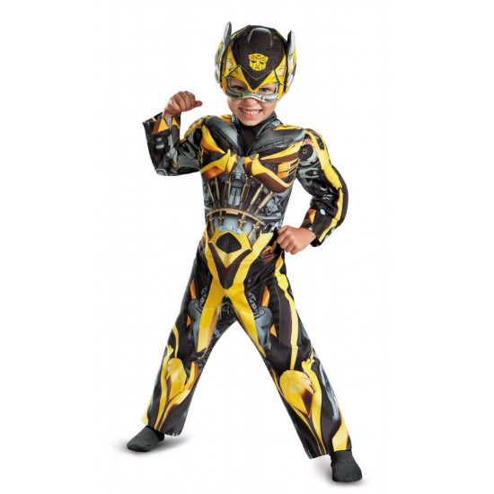 Fantasia Transformers 3D A Era da Extinção Bumblebee Infantil Fantasia Transformers 3D A Era da Extinção Bumblebee Infantil