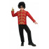 Jaqueta Michael Jackson Infantil Vermelha