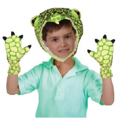 Máscara e Luvas de Tartaruga