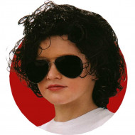 Peruca do Michael Jackson Luxo Infantil