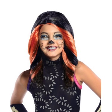 Peruca Infantil Monster High Skelita Calaveras