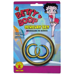 Bracelete e Brinco Betty Boop