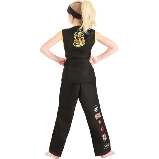 Fantasia Karate Kid Cobra Infantil Clássica